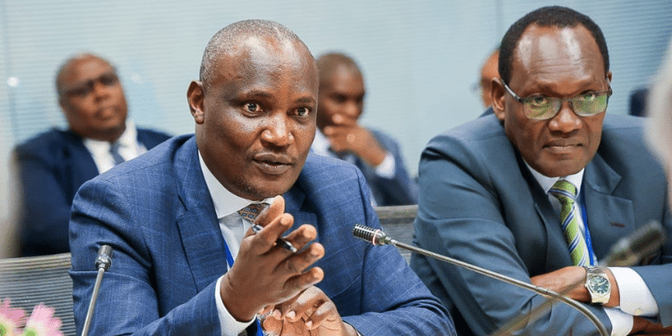 Alarm Raised As Kenya’s Debt Costs Among World’s Highest National Treasury Cs John Mbadi And Ps Dr. Chris Kiptoo During Discussions With Imf In 2025. Photo/ National Treasury