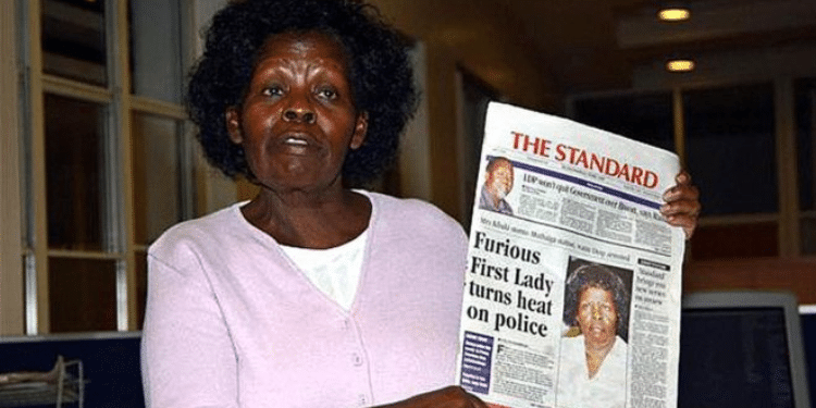 Today in History: Lucy Kibaki Storms Nation Centre, Slaps Journalist
