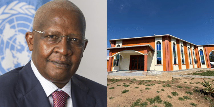 A collage of Sam Kutesa and the Multi-million Church he built PHOTO/UN/Nile Post