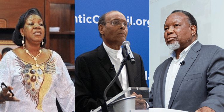 Africa, A photo collage of Catherine Samba-Panza, Mohamed Moncef Marzouki, and Kgalema Petrus Motlanthe. PHOTO/ CENTRAFRIQUE-PRESSE.COM , Atlantic Council & Motlanthe Foundation.