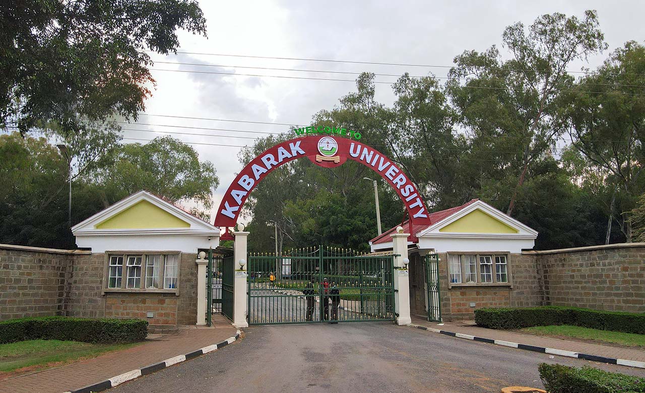 Kabarak University entrance gate. Photo/ Kabarak University