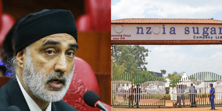 A collage of Jaswant Rai and Nzoia Sugar Company PHOTO/Nation