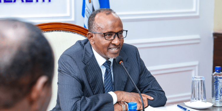 Health Cabinet Secretary Aden Duale.