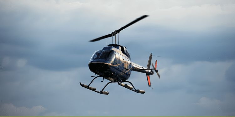 A picture of flying helicopter PHOTO/Travel & Leisure