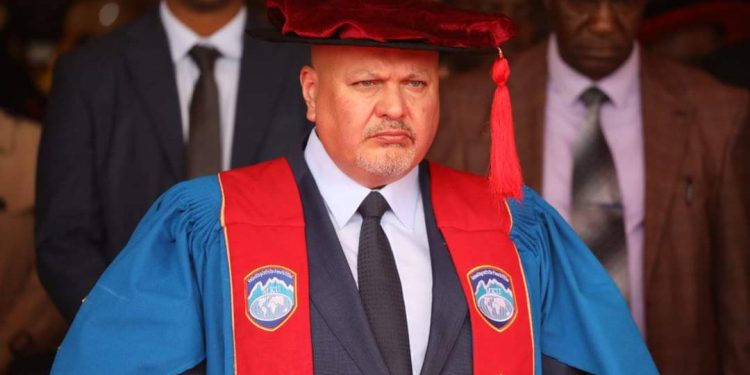 ICC Chief Prosecutor Karim Khan represented William Ruto at the Hague
