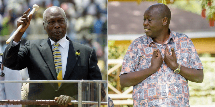 Gachagua Denies Claims of Being Late President Moi's Son
