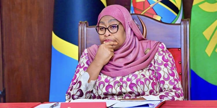 Tanzania's President Samia Suluhu.