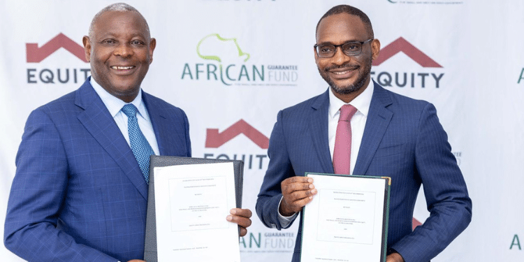Equity Group CEO, Dr. James Mwangi and AGF CFO Jules Ngankam