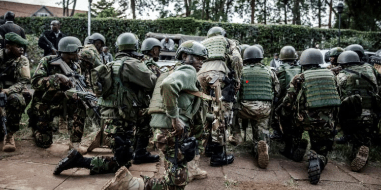 Recce Squad commandos during a past mission. PHOTO/The African Crime & Conflict Journal.