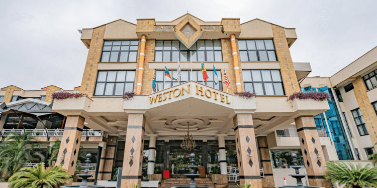 A photo of the Weston Hotel in Nairobi. PHOTO/Weston Hotel.