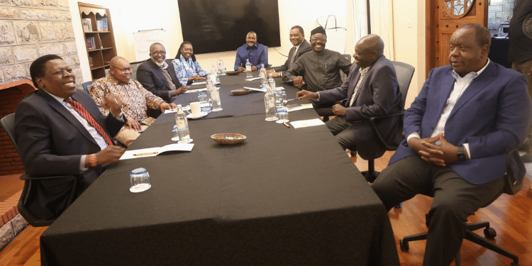 Opposition Leaders During A Meeting On April 29, 2025. Photo/Kalonzo X. Safaricom