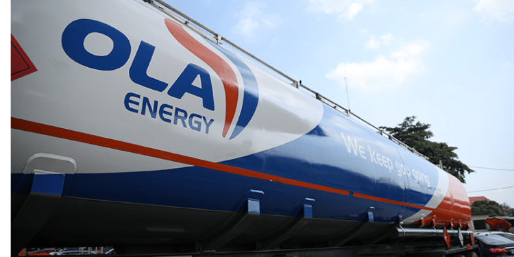 OLA Energy tanker. PHOTO/OLA Kenya.