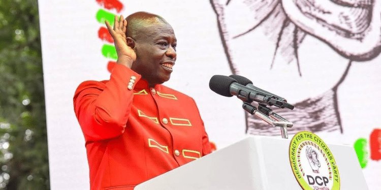 DCP Party Leader Rigathi Gachagua during the unveiling of his party in Nairobi on May 16, 2025. Photo/ DCP