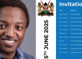 photo collage of blogger and activist Ndiangui Kinyagia and the timetable he shared for June 25th events. PHOTO/UGC.