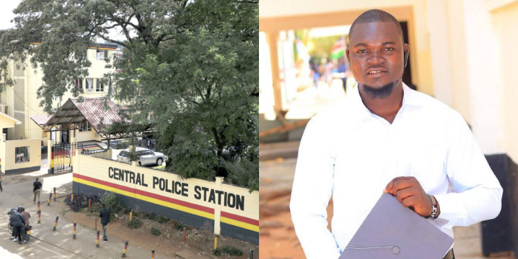 A photo collage of Central Police Station and late Albert Ojwang. PHOTO/UGC. DPP