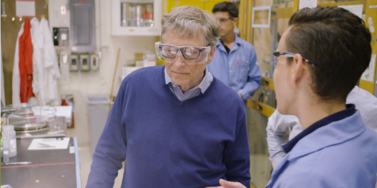Bill Gates during scientific research PHOTO/Bill Gates