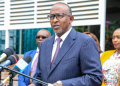 Health CS Aden Duale during a press conference on June 16, 2025. PHOTO/Duale X.