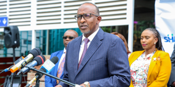 Health CS Aden Duale during a press conference on June 16, 2025. PHOTO/Duale X.