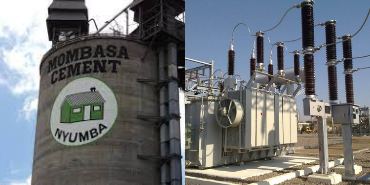 A photo collage of Mombasa Cement and KPLC transformers. PHOTO/Mombasa Cement.