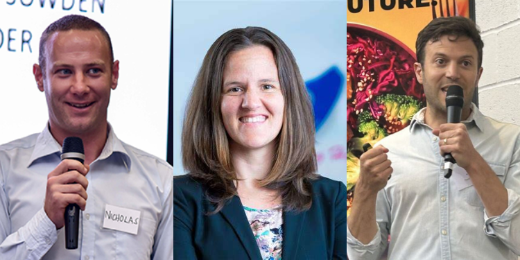 From left to right: Nicholas Sowden,Stephanie Koczela and Jonathan Petrides. PHOTO/Innovation in Healthcare/Penda/Petrides Linked In.