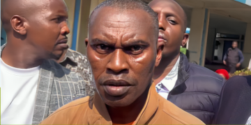 Jonah Kariuki, father of Boniface Mwangi, the mask vendor who was shot PHOTO/Okiya Omtatah