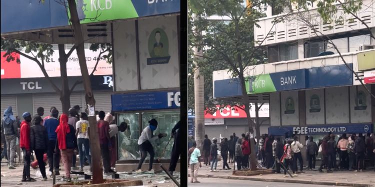Goons breaking into KCB