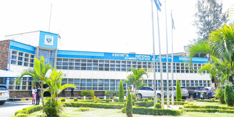 Kenyatta National Hospital's Bills Administration Block. PHOTO/MoH. 