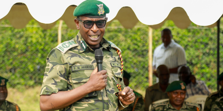 The Commissioner General of Prisons, Mr. Patrick Aranduh PHOTO/KPS