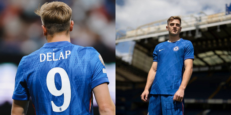 Chelsea striker Liam Delap. PHOTO/CFC.