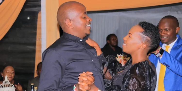 MP Eric Wamumbi and Murang’a County Women Representative Betty Maina. PHOTO/Youthvillage