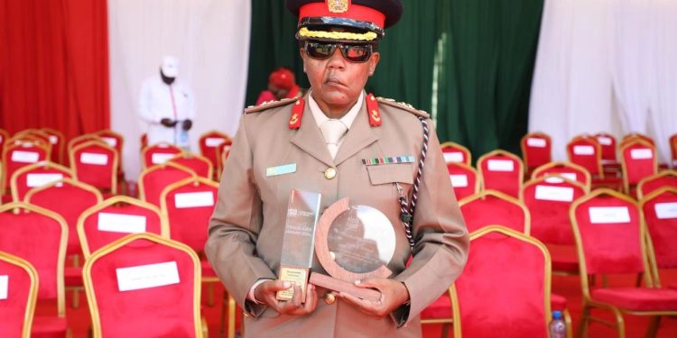 Maj Sitienei honored in the Peace and Security category in 2024. Photo/ IPSTC