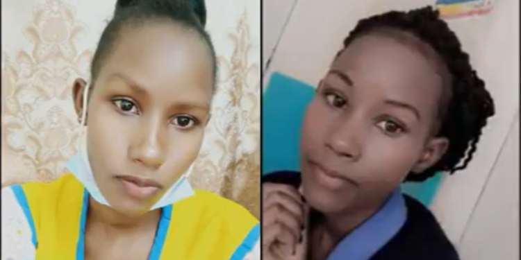 Kisii Community nurse Fiona Mogere. PHOTO/Screengrab Citizen TV.
