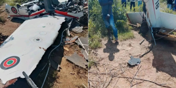 Two Kenya Air Force officers are feared dead after a military aircraft crashed in Ndavaya PHOTO/Joash