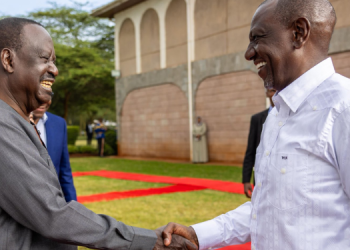 President William Ruto and Former Prime Minister Raila Odinga attend day two of the Third National Executive retreat in Karen. PHOTORaila X.