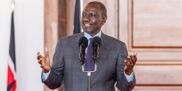 President William Ruto speaking at State House Nairobi. PHOTO PCS