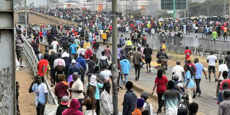 Protestor Rushed to KNH After Being Shot