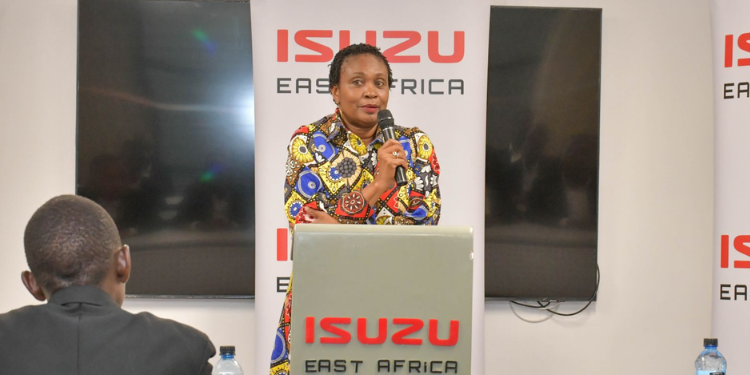 Isuzu East Africa Chief Executive Officer Rita Kavashe during a past event. PHOTO/Isuzu.