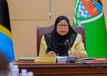 Tanzania President Samia Suluhu Hassan chairing the Cabinet Meeting held at the State House in Dar es Salaam on June 22, 2025, PHOTO/Ikulu Tanzania