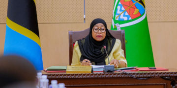 Tanzania President Samia Suluhu Hassan chairing the Cabinet Meeting held at the State House in Dar es Salaam on June 22, 2025, PHOTO/Ikulu Tanzania