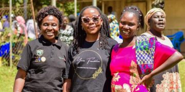Yanza foundation Founder Daisy Mukasa during an outreach session