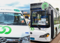 A Collage Of Basigo Electric Vehicles.