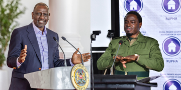 A Collage Of President William Ruto And Nelson Havi Photo/Pcs/Nelson Havi