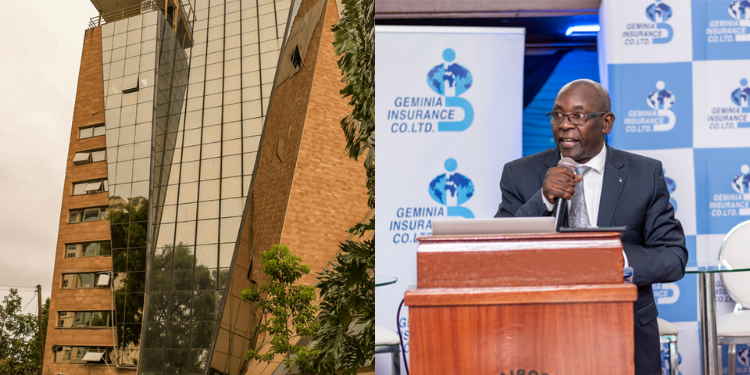 Geminia Insurance Company: History, Branches, Premiums And Packages Offered A Collage Of The Geminia Insurance Front Office And Ben Ndegwa, Managing Director, Geminia Insurance Photo/Geminia Insurance/Behance