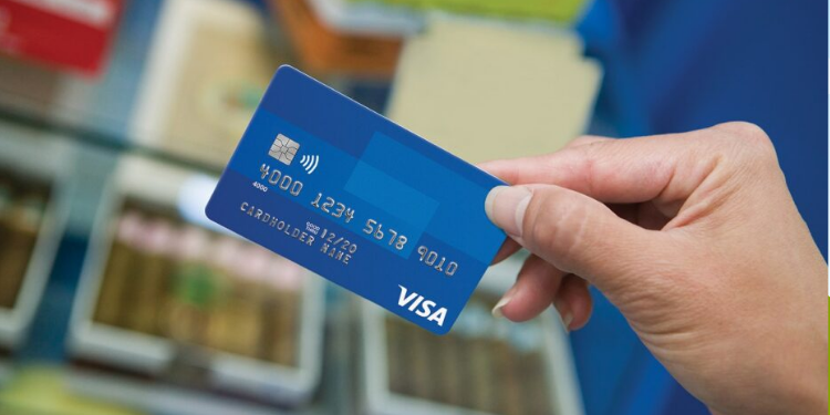 What It Means For Kenyans After Visa Opens Its First African Data Centre A Person Holding A Visa Credit Card Photo/Tyn Magazine