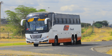 A photo of an ENA Coach bus. PHOTO/ENA Coach