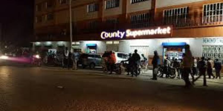 A photo collage of County Supermarket branch and businesswoman Annabel Njambi. PHOTO/County Supermarket.