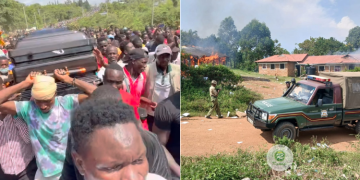 Youths Take Albert Ojwang's Body to Mawego Police Station, Set It on Fire