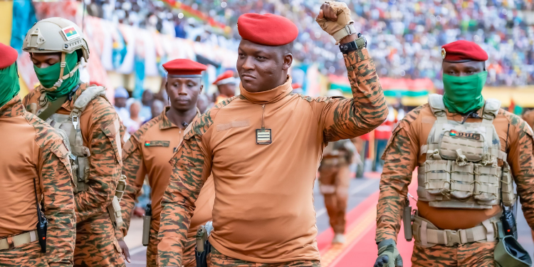 Burkina Faso'S Military Leader, Captain Ibrahim Traoré Photo Captain Ibrahim Traoré 