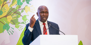 The Capital Markets Authority Ceo, Wyckliffe Shamiah, Delivering A Keynote Speech During The Carbon Markets Conference In Nairobi On May 23, 2025. Photo/Cma.