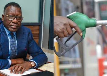 A Photo Collage Of Transport Cs David Chirchir And A Fuel Pump. Photo/Chirchir X/Ntv. Kenya Roads Board